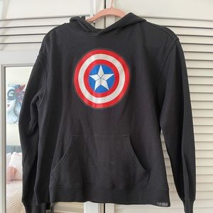 Avengers capitan america - girls hoodie